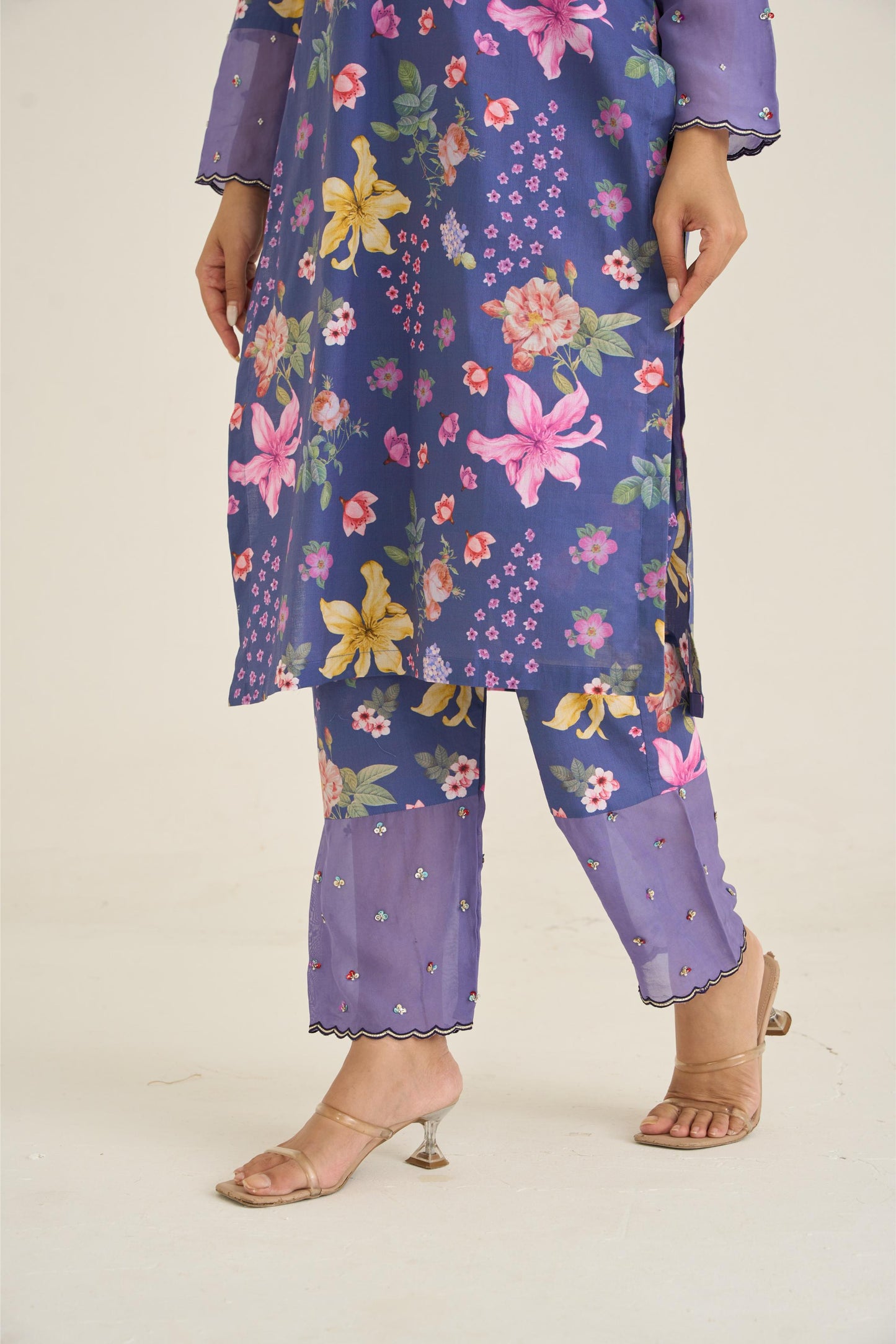 Blue Summer Haze Kurta Set