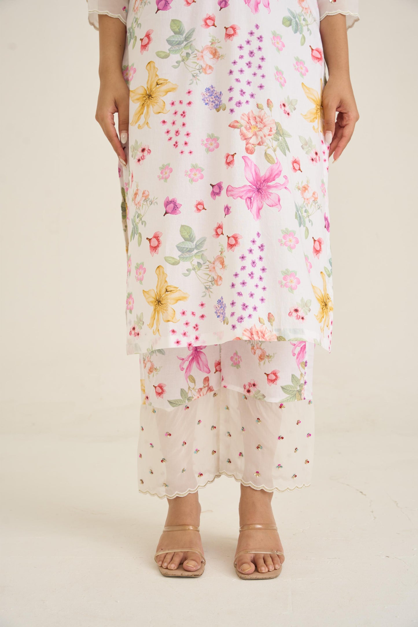 White Summer Haze Kurta Set