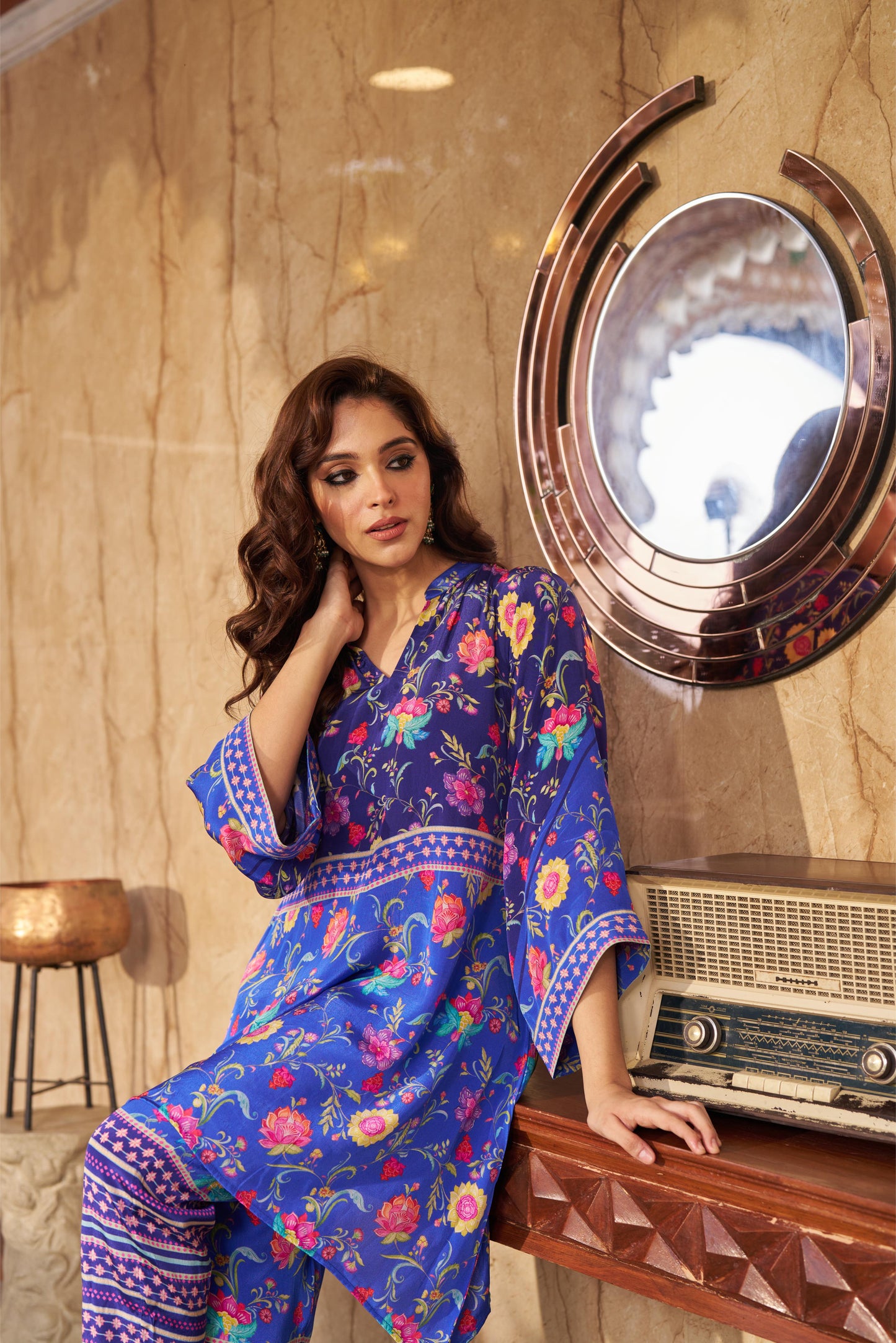 Ruya Blue Co-ord Set