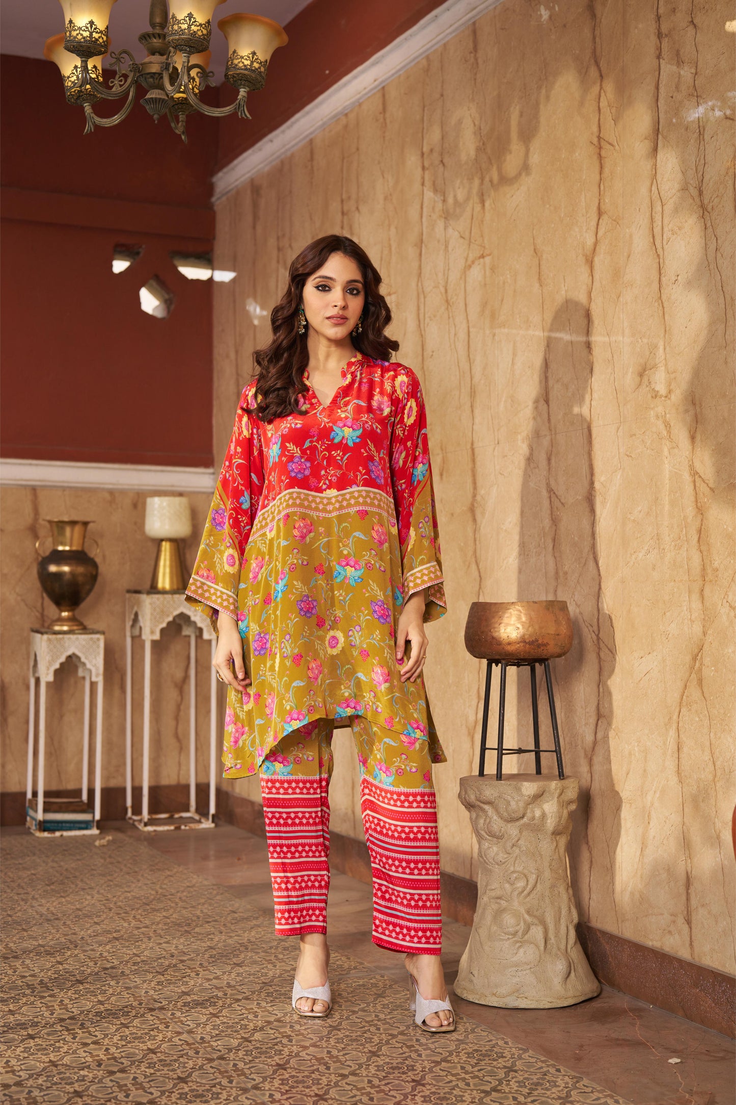 Ruya Olive Co-ord Set