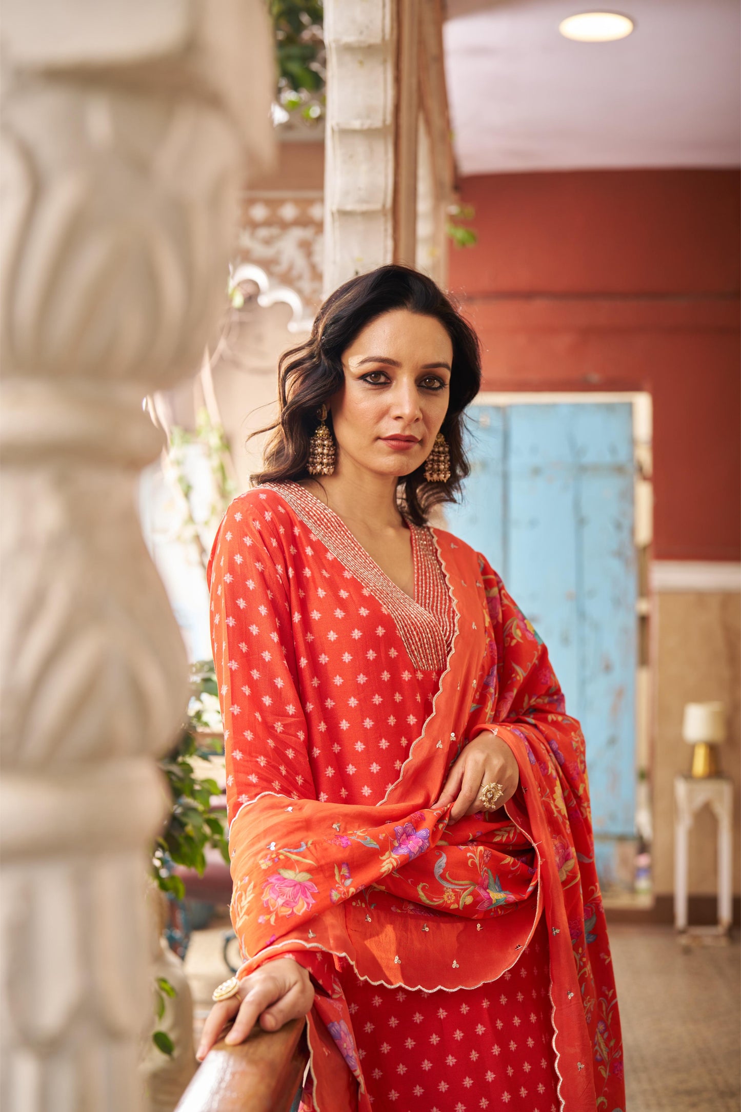 Bia Burnt Orange Kurta Set