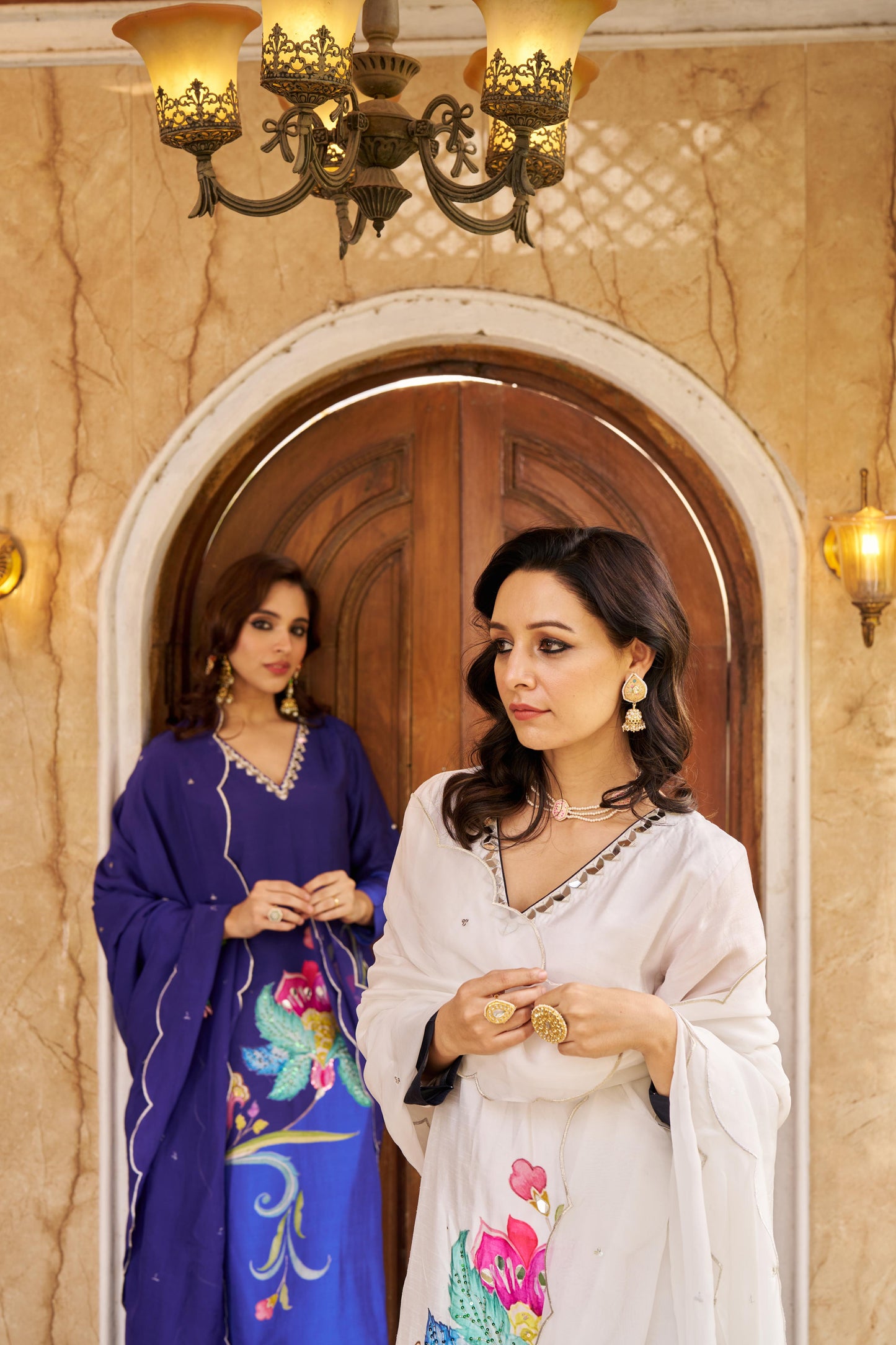 Nayaab Blue Kurta Set