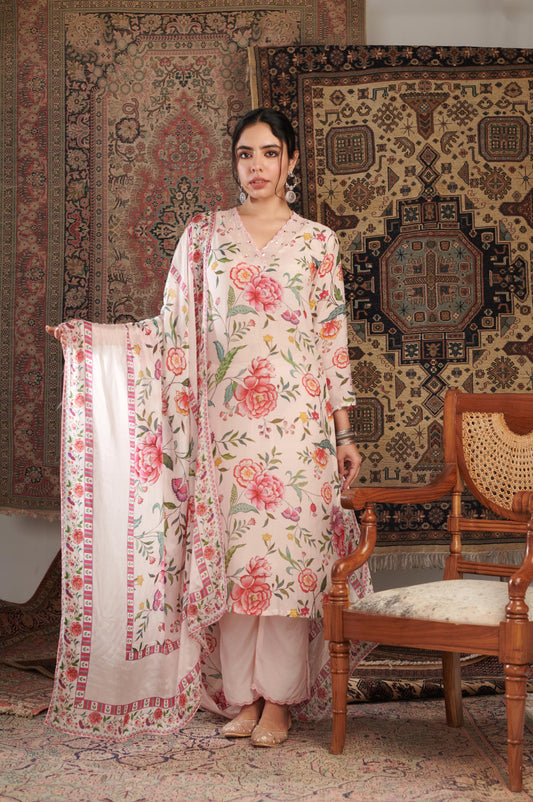 AKS IVORY KURTA SET