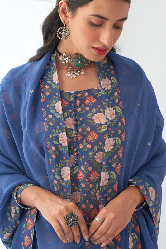 Blue Peony Sharara