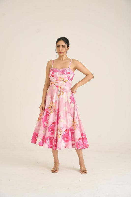 Pink Wild Rose Dress