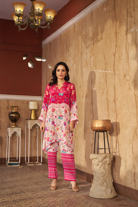 Ruya Pink Co-ord Set